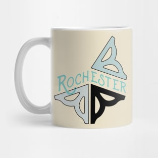 Rochester antique flower logo Mug